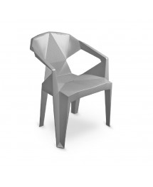 Cadeira 3D Lux Com Braço - Cinza